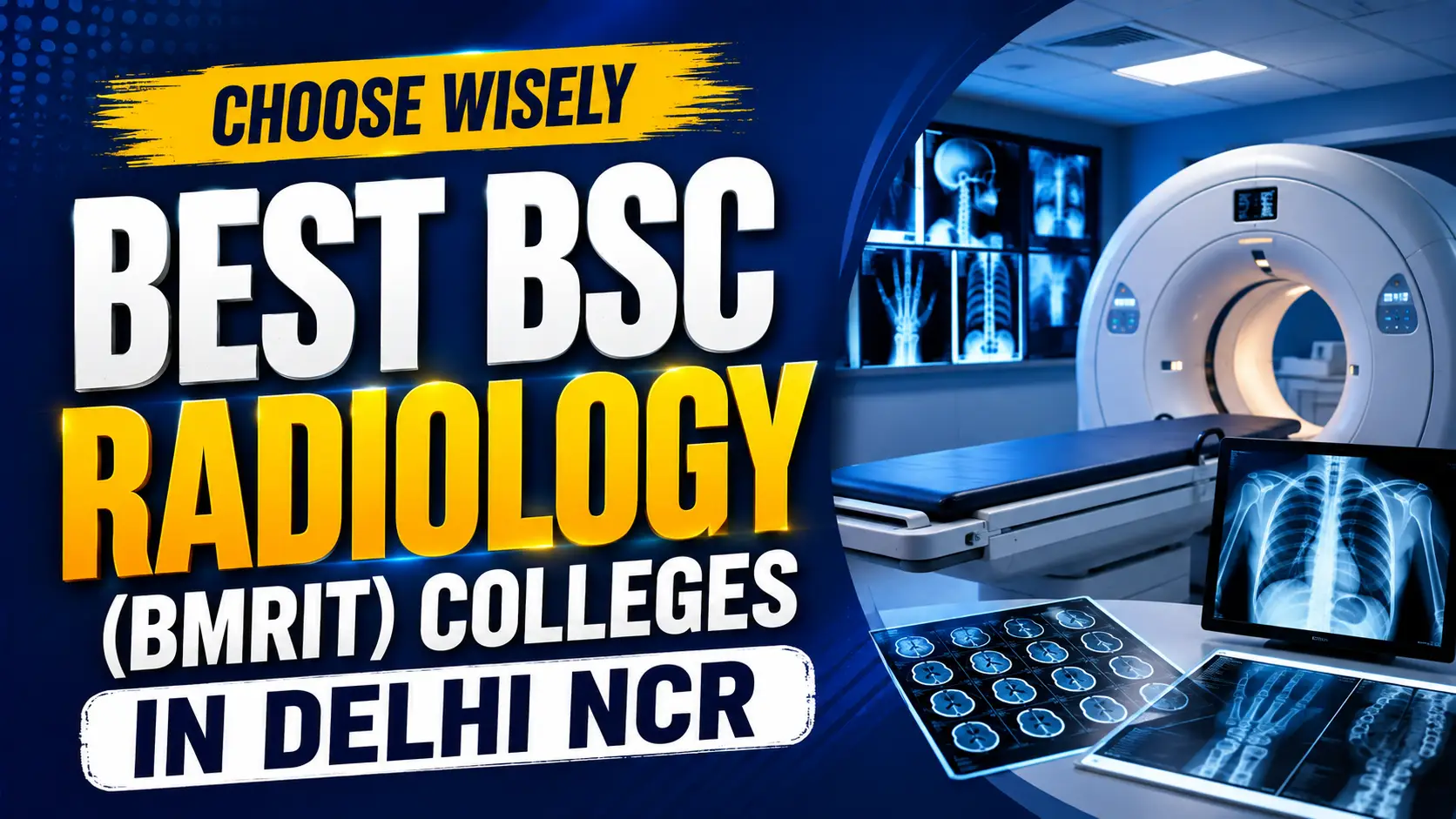 Best BSc Radiology (BMRIT) Colleges in Delhi NCR 2026: Admission & Fees
