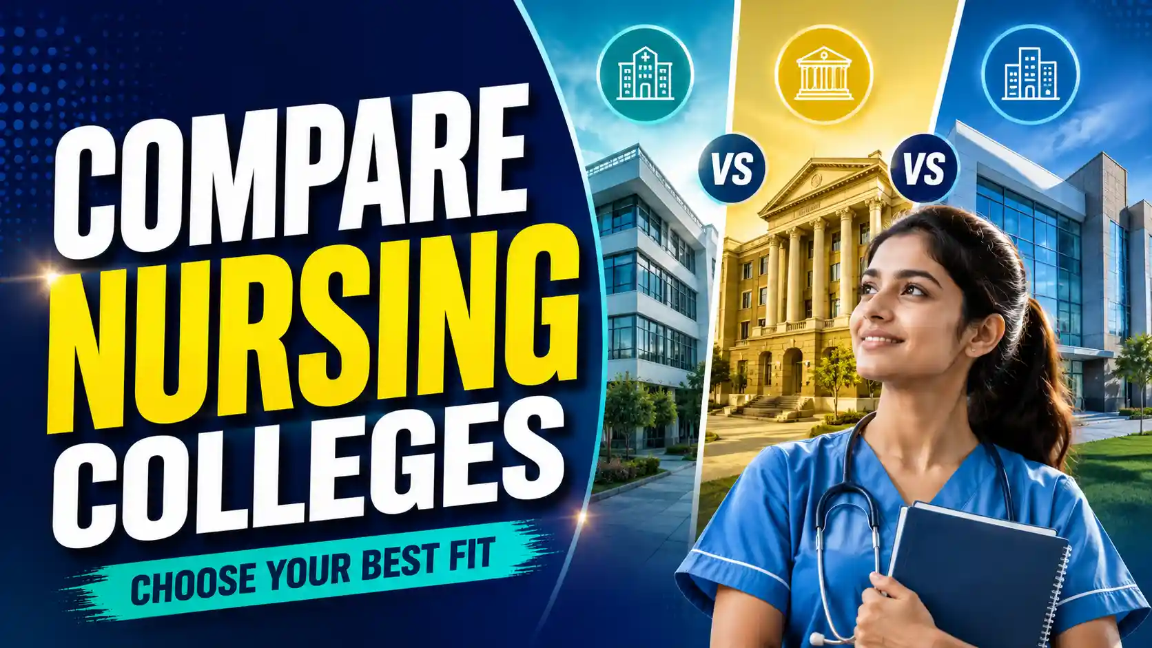 Compare Nursing Colleges 2026 – Fees, Hospital, Admission & Best College Checklist