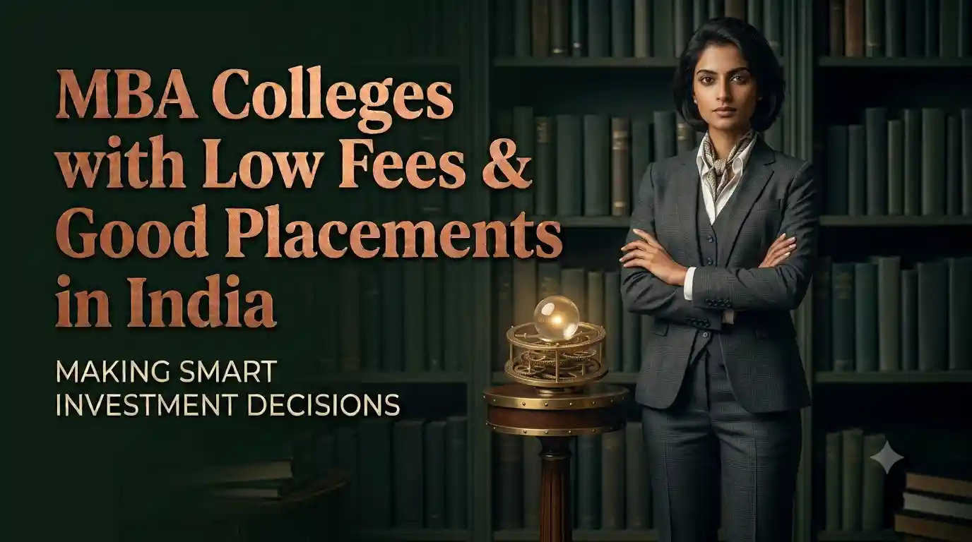 MBA Colleges with Low Fees & Good Placements in India 2026: Best ROI Colleges