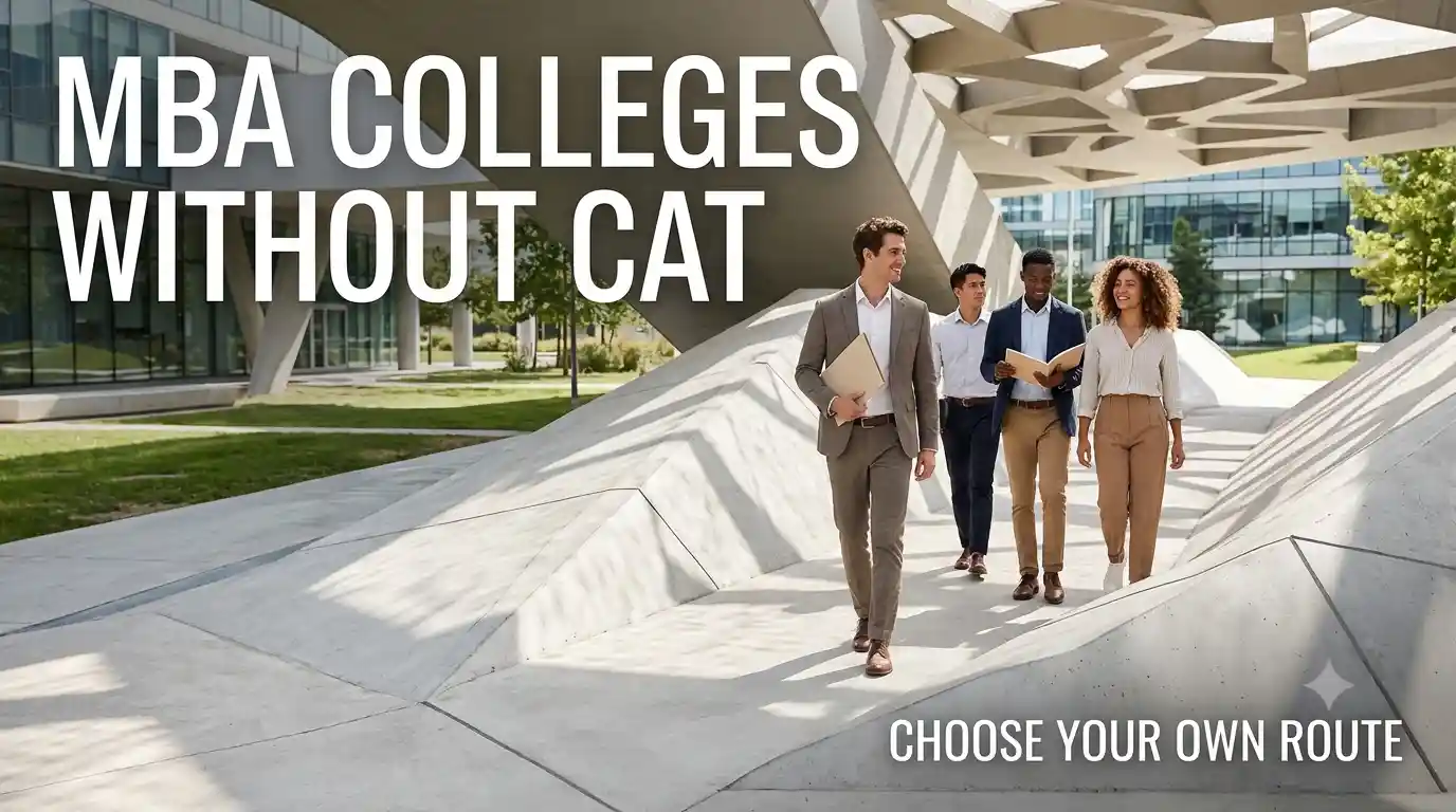 MBA Colleges Without CAT 2026–27: Top Colleges, Exams, Fees, Admission & Placements