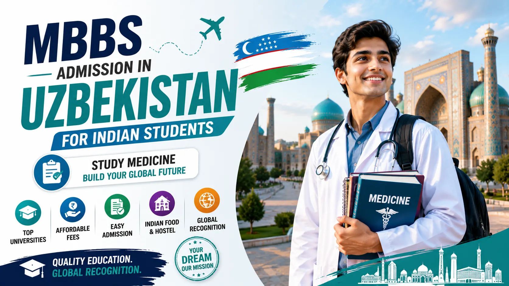 MBBS Admission in Uzbekistan 2026 for Indian Students: Fees, Universities, FMGE and NMC Advisory